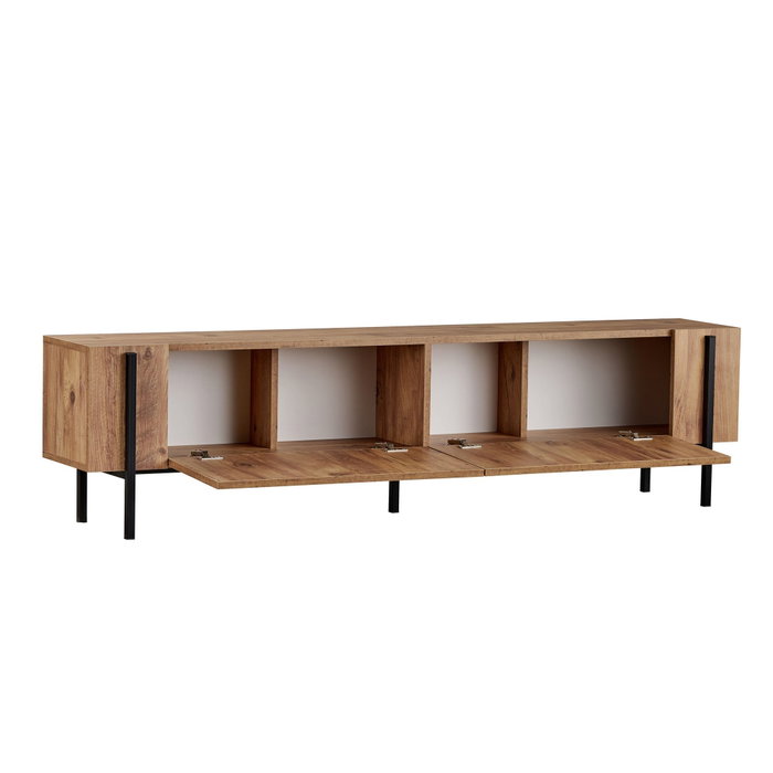 Nordure Soporte para TV Nexus Pino Atlántico y Negro Nordure Soporte para TV Nexus Pino Atlántico y Negro